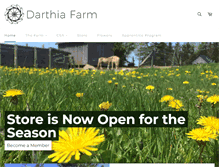 Tablet Screenshot of darthiafarm.com